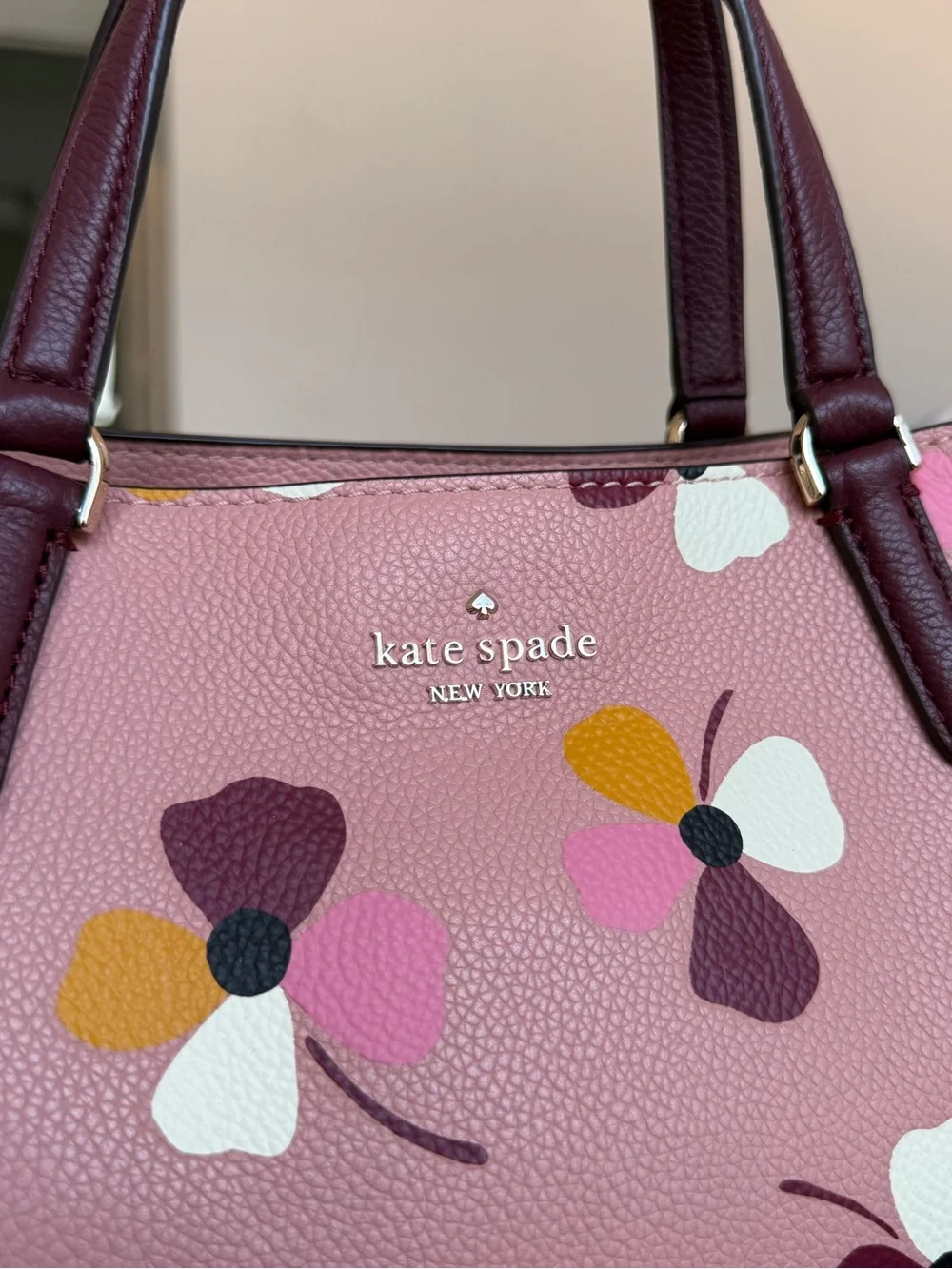 Kate Spade Jackson Dusk Buds Satchel crossbody MSRP $379